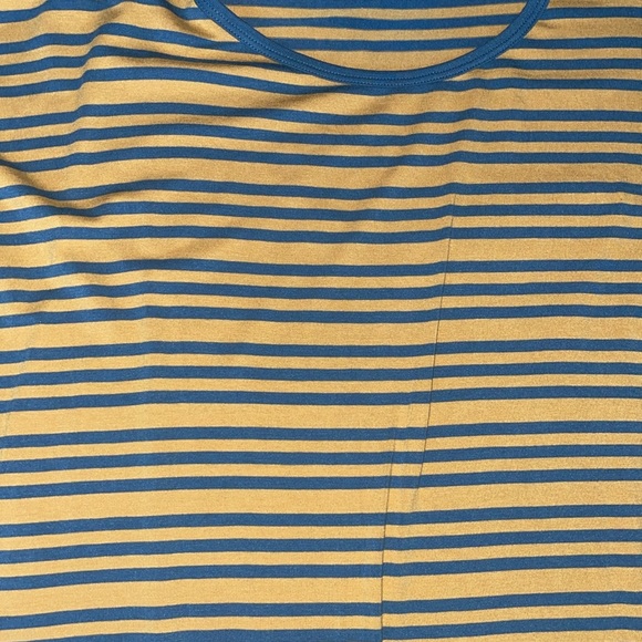 NWT Butter soft LuLaRoe Irma Tee shirt women’s XXS contrast ringer collar long - Picture 2 of 8